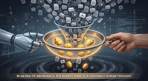 When Content Becomes Infinite, Humanity Becomes Scarce