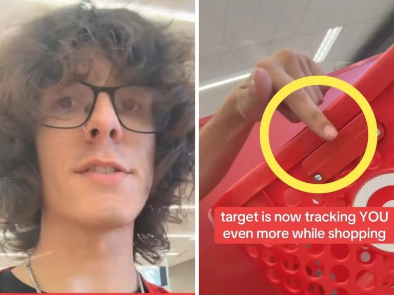Target stores in US implement tracking on trolleys and baskets